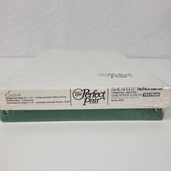 The Perfect Pair Stationery and Sheaffer Set with NoNonsense‎ Ballpoint Pen NEW - Picture 9 of 14